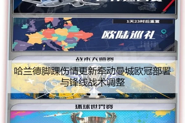 哈兰德脚踝伤情更新牵动曼城欧冠部署与锋线战术调整